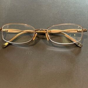Jones New York Eyeglasses Frames J470 BROWN Rectangular 52-17-135